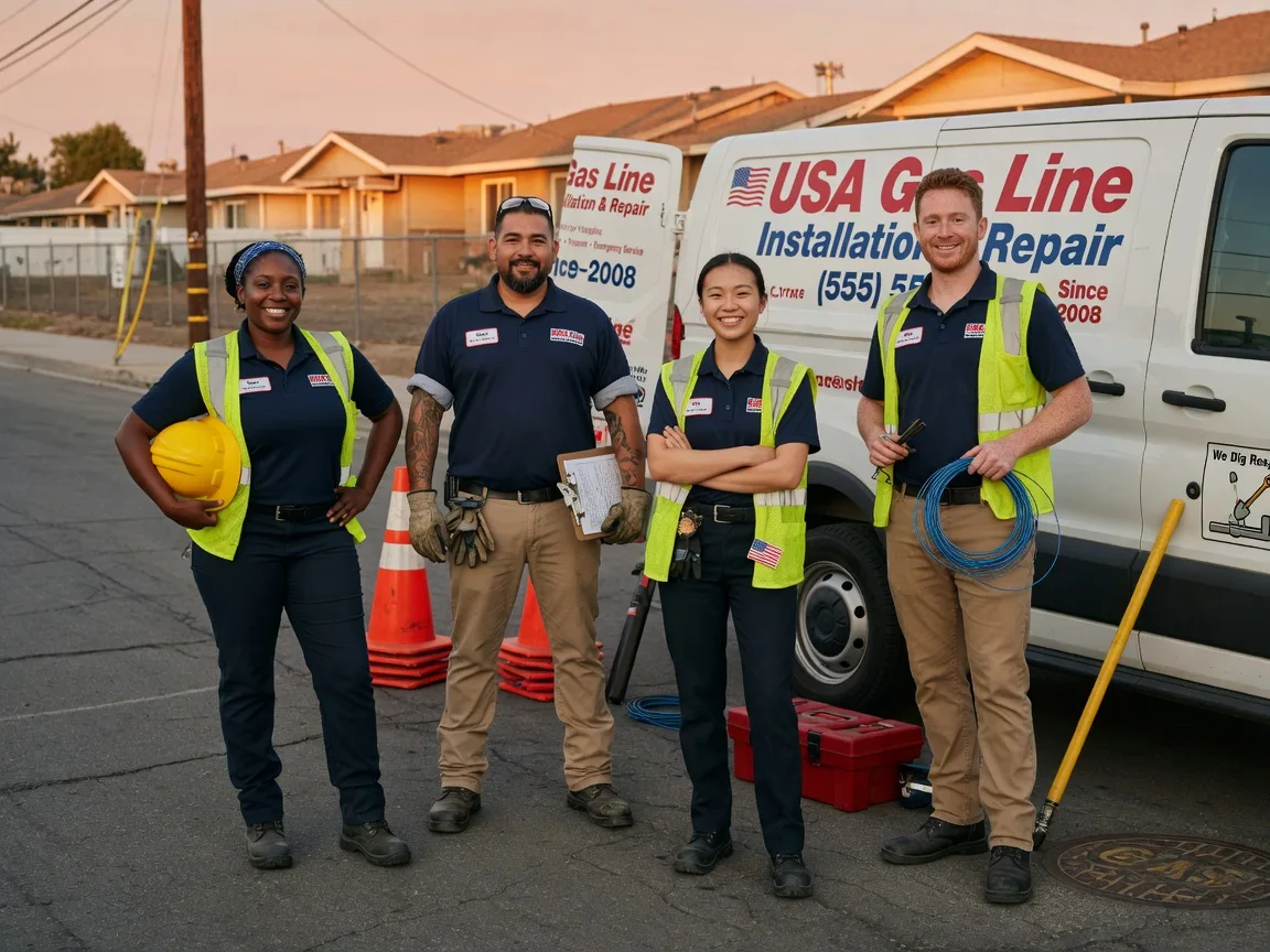 Gas Line Installation company in Timewell, IL